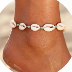 🐚 Seashell x Howlite Anklet 🐚